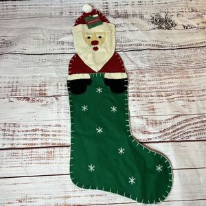 New Christmas Stocking Santa In‎ A Stocking Felt